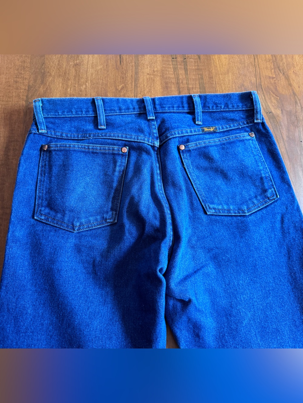 Wrangler 13MWZ Cowboy Cut Jeans - 33Wx31L Fits 32Wx29.5L - Picture 5 of 7